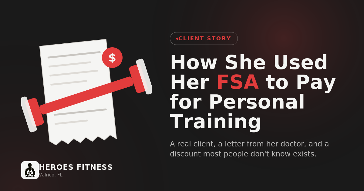 How she used her FSA to pay for personal training